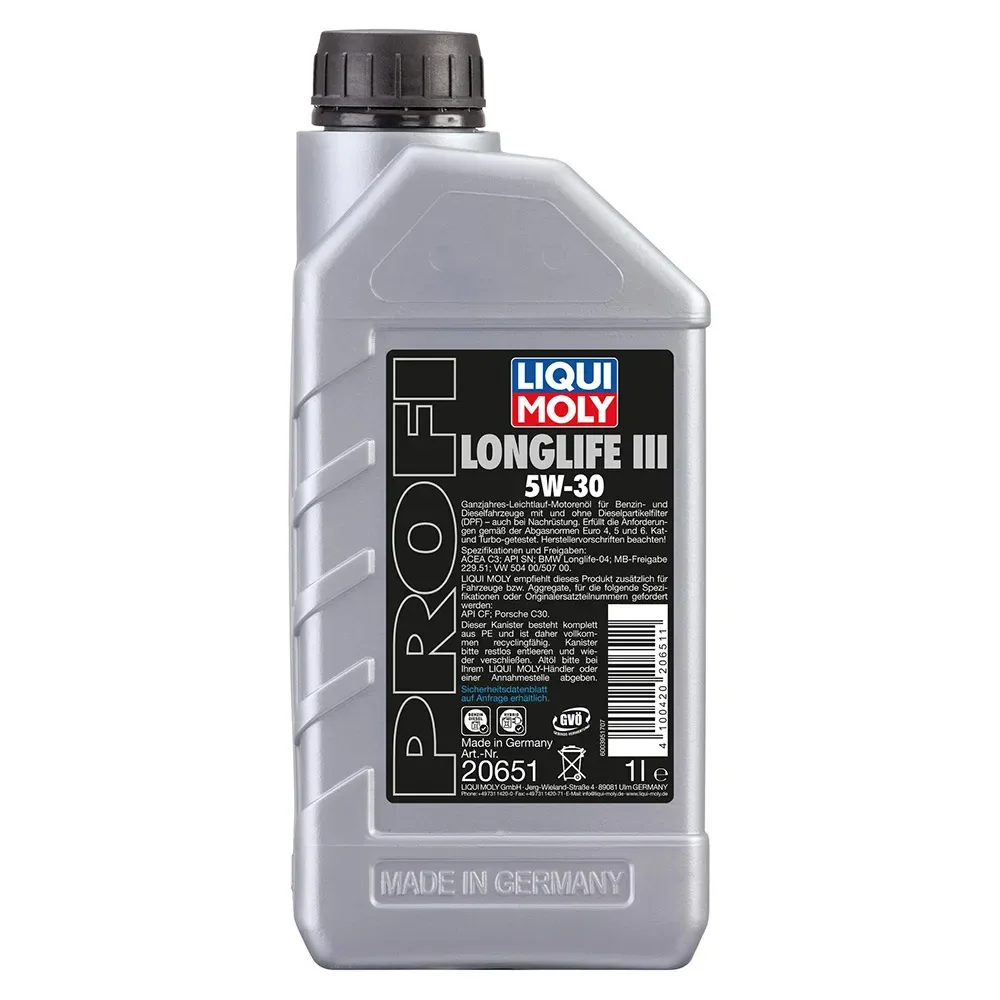 Profi Longlife Iii Motorolie 1l fra Liqui Moly – produktbillede