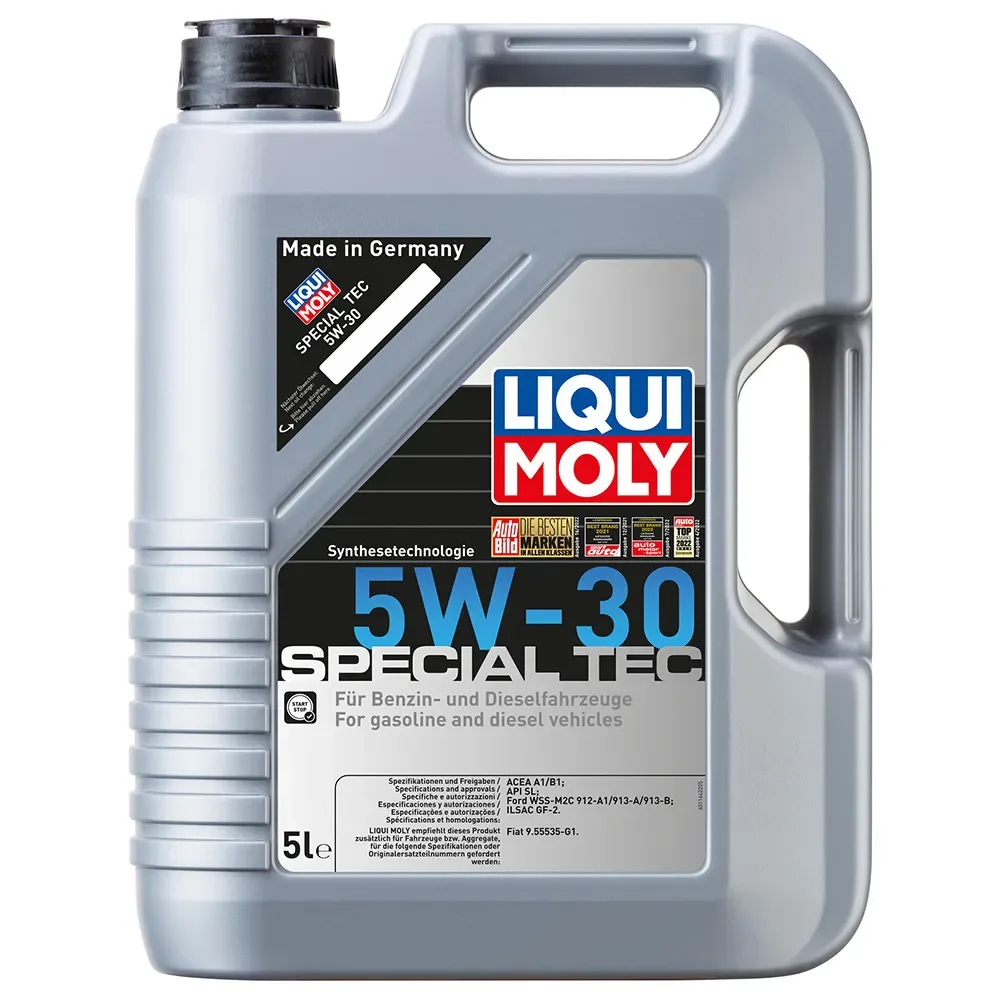 Special Tec 5w-30 Motorolie 5l fra Liqui Moly – produktbillede