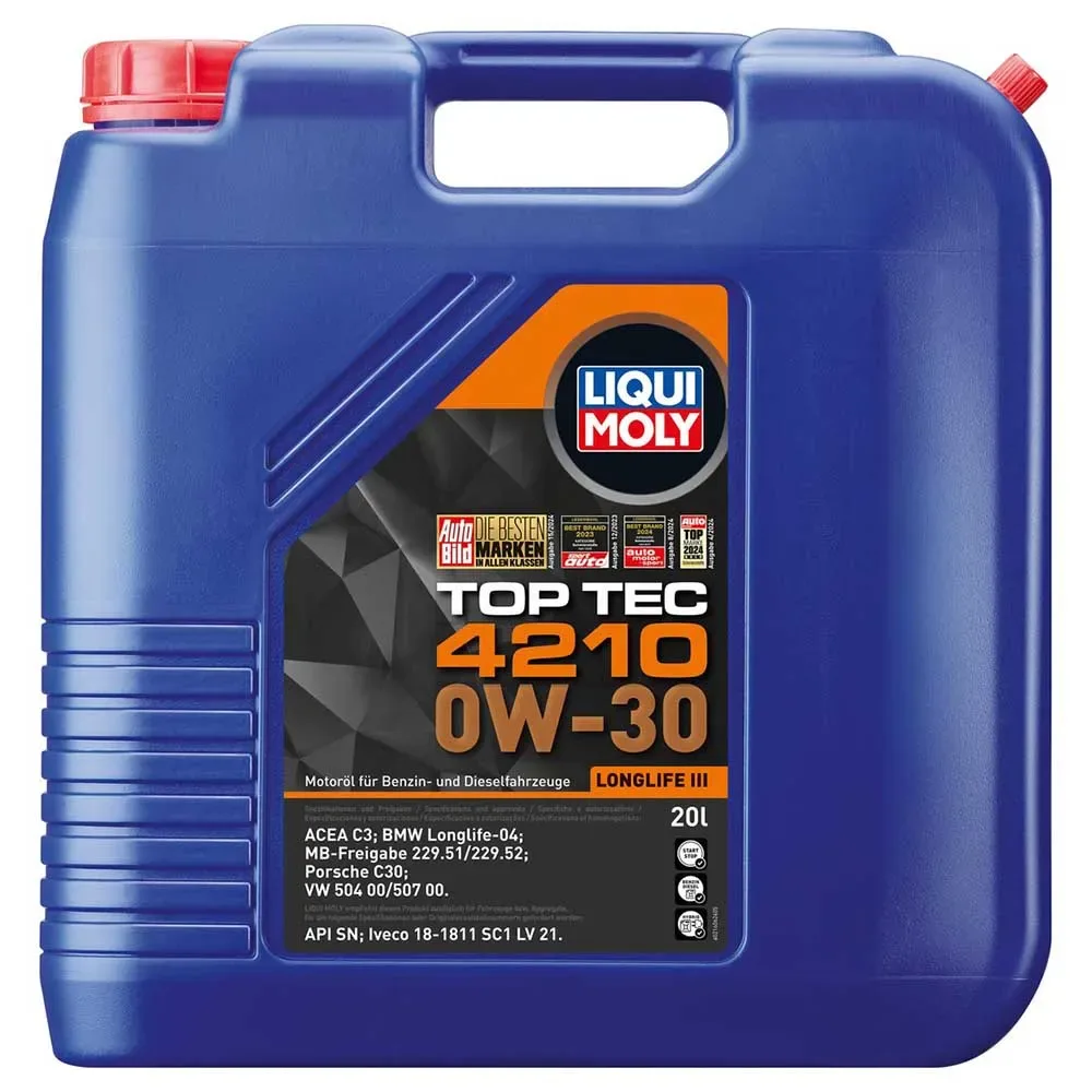 Top Tec 4210 Sae 0w-30 20l motorolja från Liqui Moly – produktbild