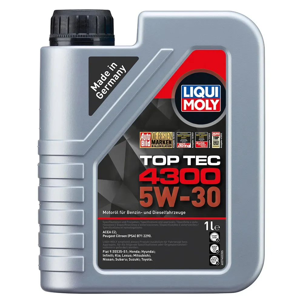 Top Tec 4300 Motorolie 1l van Liqui Moly – productfoto