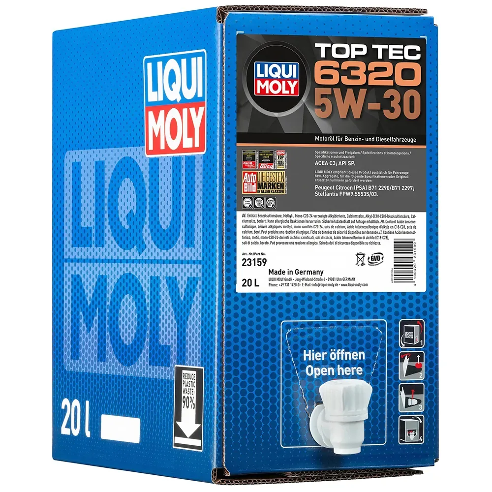Top Tec 6320 Sae 5w-30 Motorolja 20l från Liqui Moly – produktbild