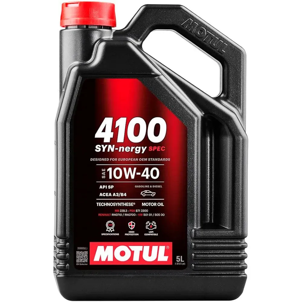 Motul 4100 Syn-nergy Spec 10w40 5l Motorolja från Motul – produktbild