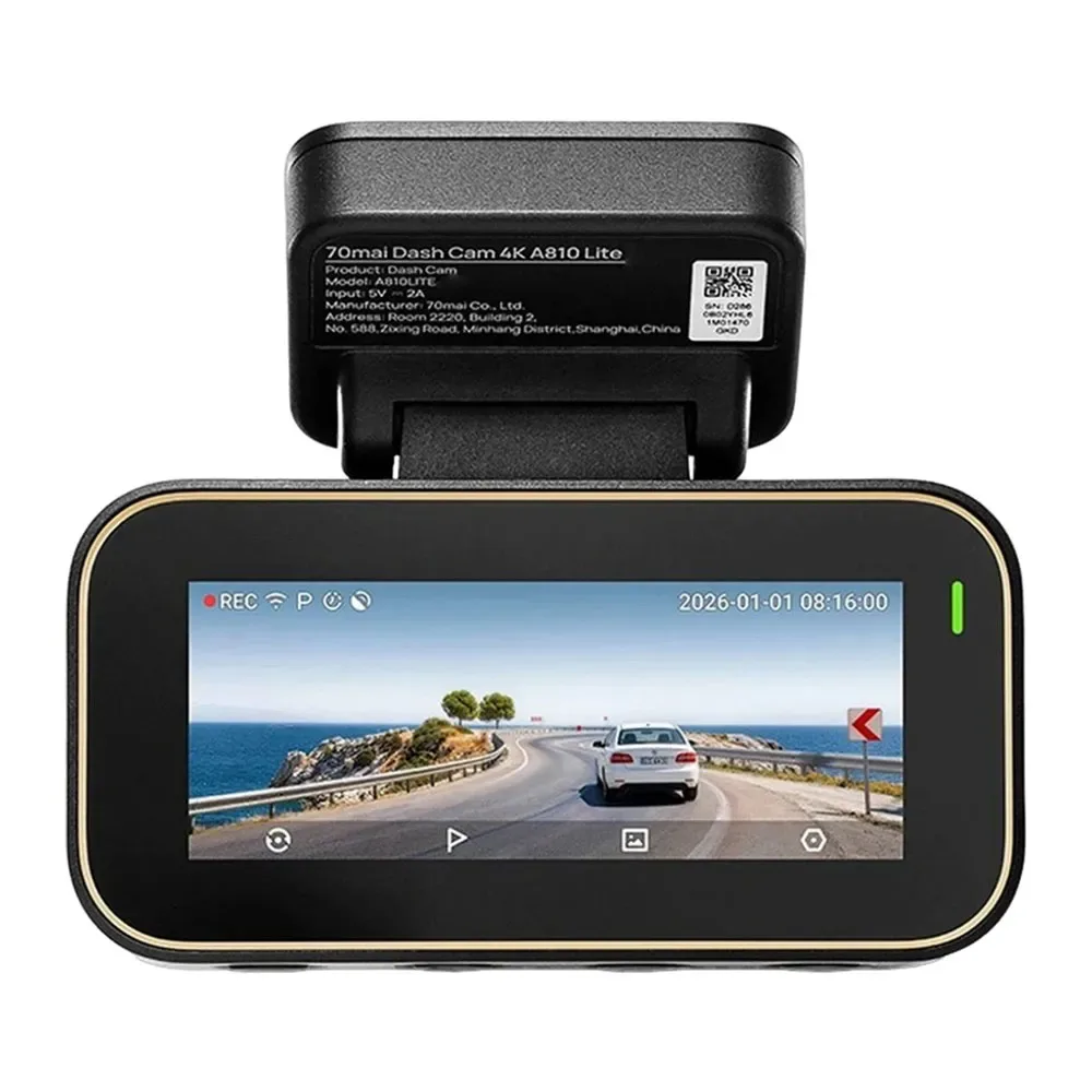 A810 Lite 4k Dashcam de 70mai – photo produit