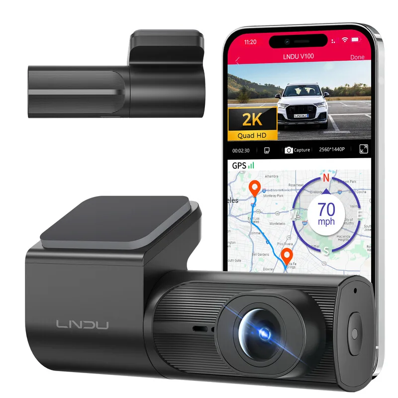LNDU V100 1 Kanaal Dashcam Zonder Scherm van AZDOME – productfoto