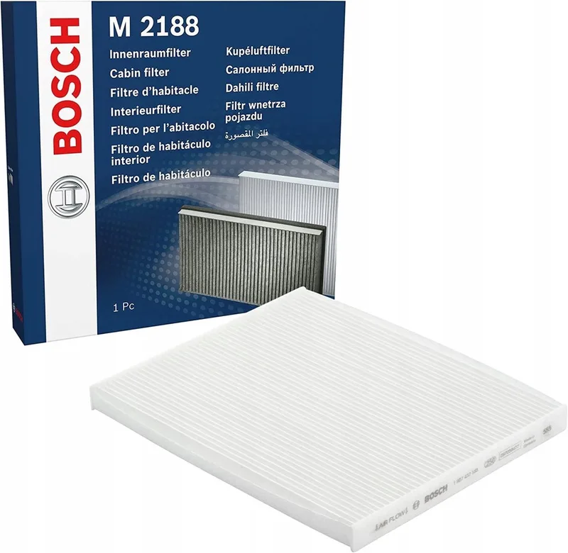 Interieurfilter M2188 van Bosch in Wit – productfoto