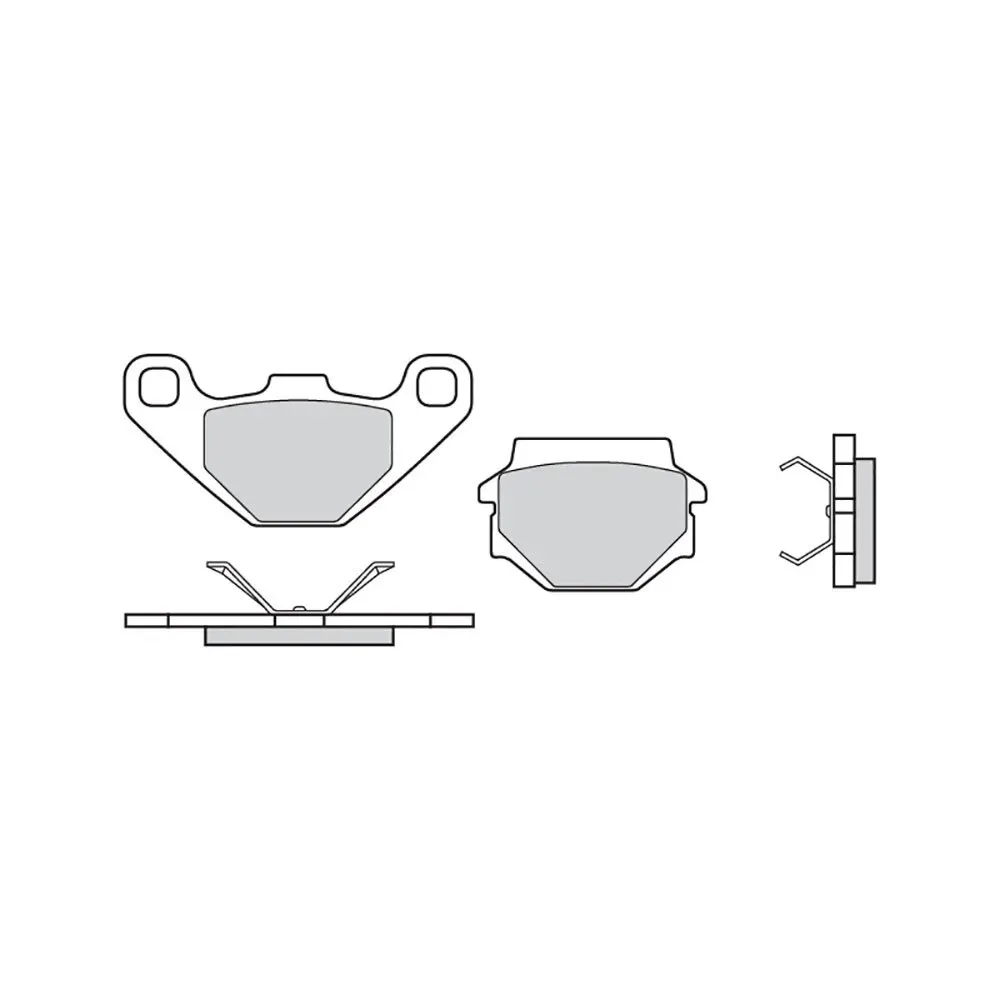 Plaquettes De Frein Organiques 07bb0708 de Brembo – photo produit