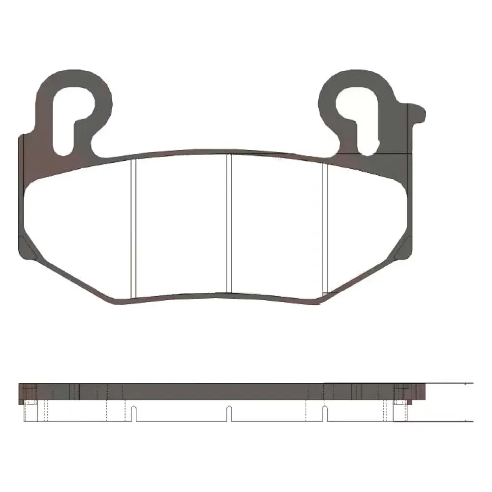 Plaquettes De Frein Frittées 07bb42la de Brembo – photo produit
