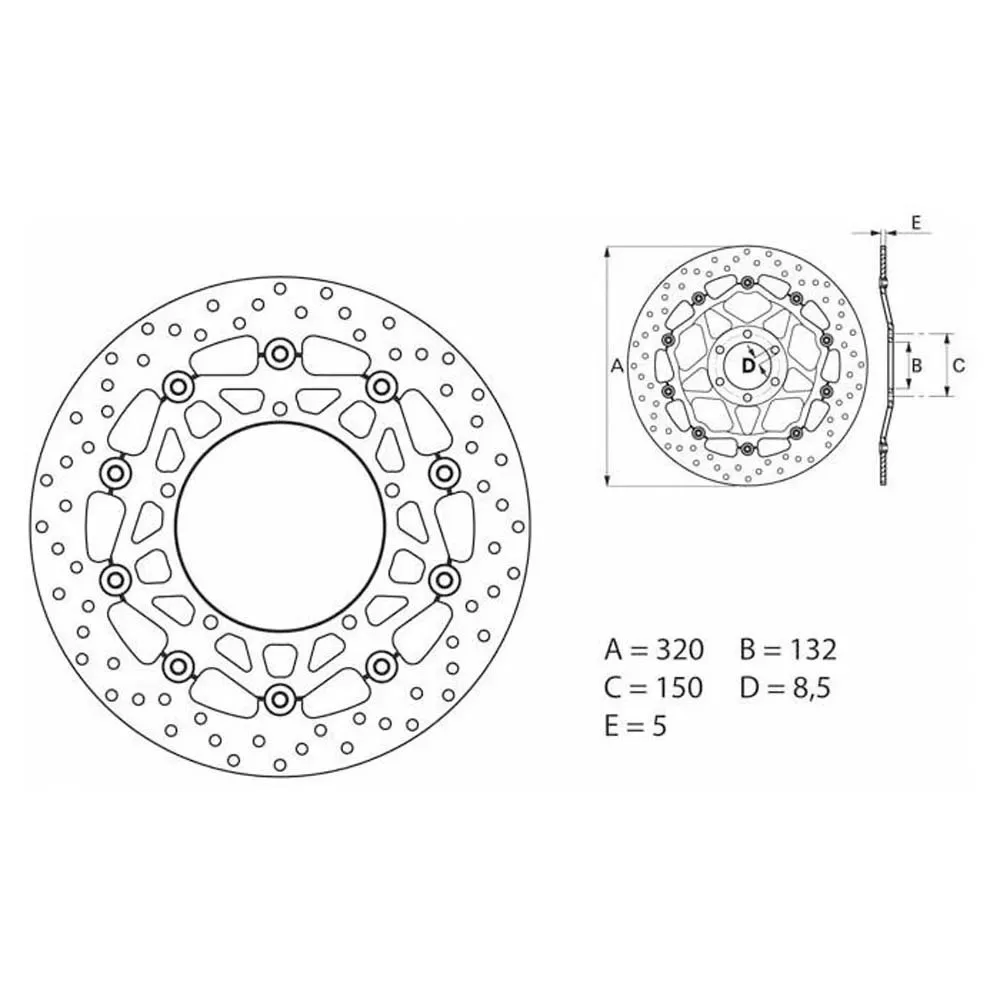 Brembo 78b40871 Bromsskiva från Brembo – produktbild