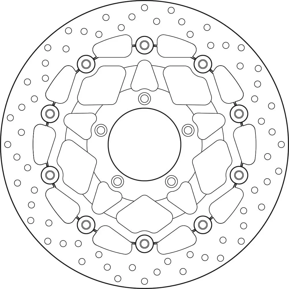 Disque De Frein Avant Flottant 78b40889 de Brembo – photo produit