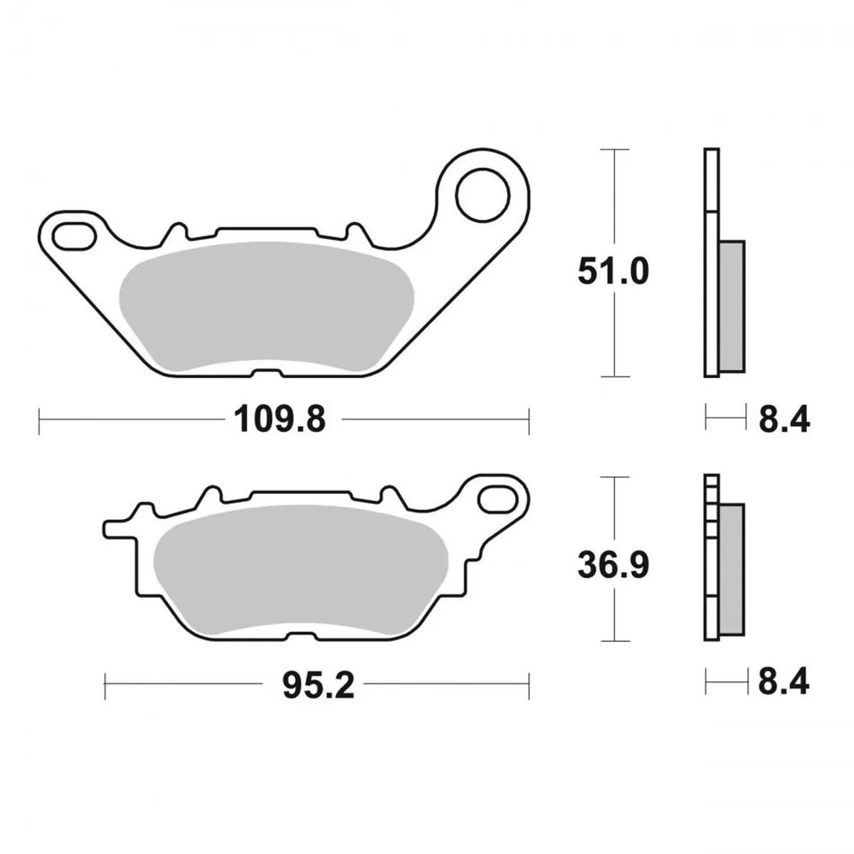 Remblokken Brembo voor Auto 312 155 4379 2015 tot 2019 07114CC Nieuw von Brembo in Mehrfarbig – Produktfoto