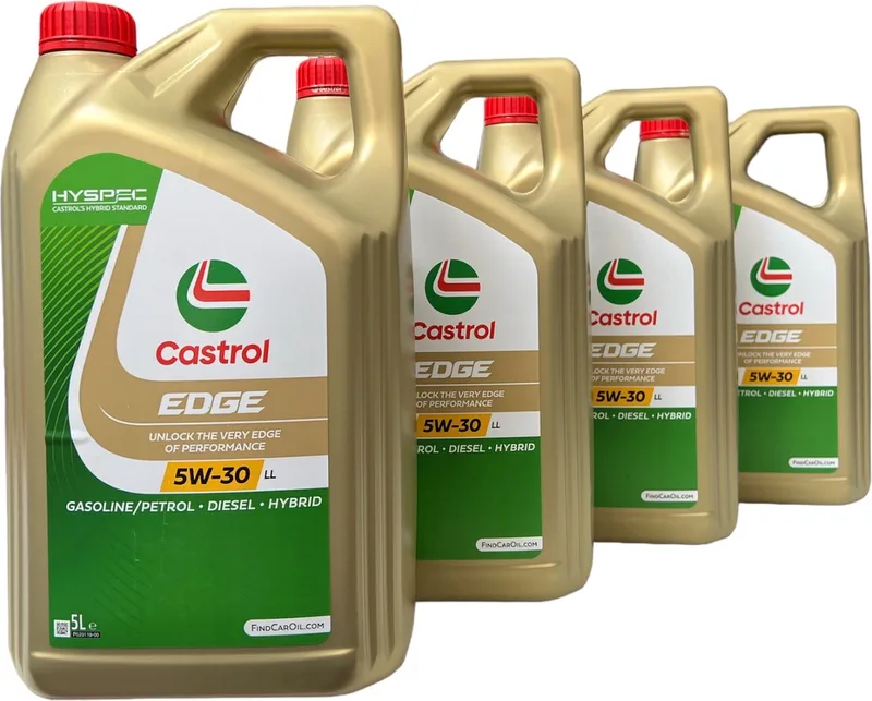 4x Castrol 5w30 LL Edge 5L VOORDEELPAK de Castrol – photo produit