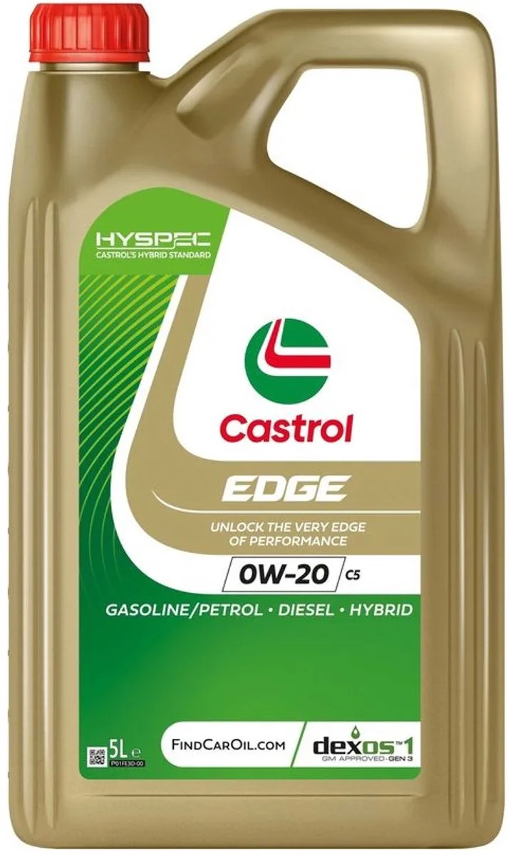 Edge 0W20 C5 - 5L van Castrol – productfoto