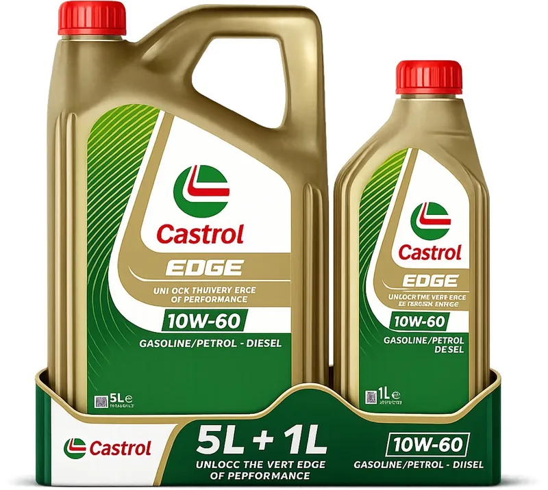 Edge 10W-60 5L + 1L van Castrol – productfoto