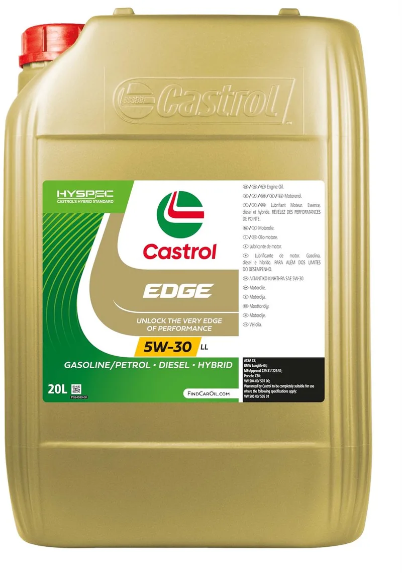 Edge LL 5W30 - 20L de Castrol – photo produit