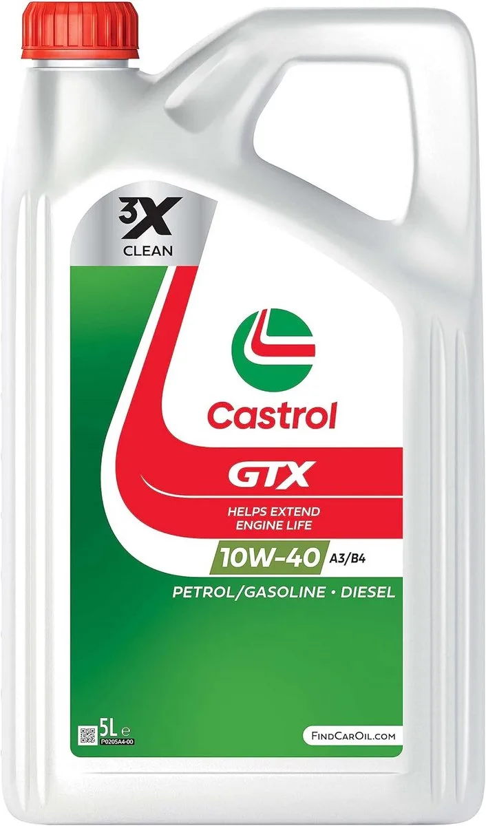GTX 10W-40 A3/B4 - 5L van Castrol – productfoto