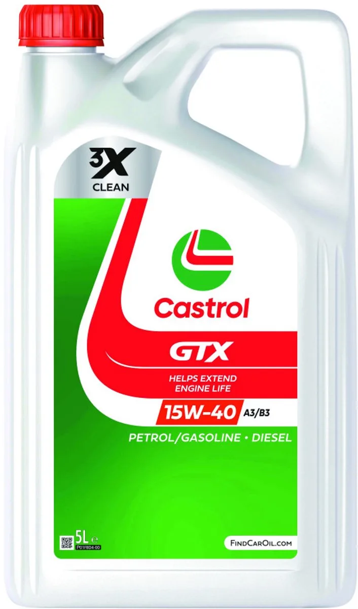 GTX 15W-40 A3/B3 - 5 L van Castrol – productfoto