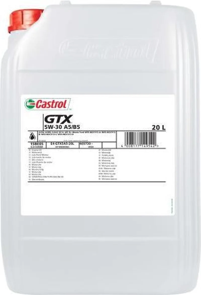 GTX A5/B5 5W30 - 20L van Castrol – productfoto