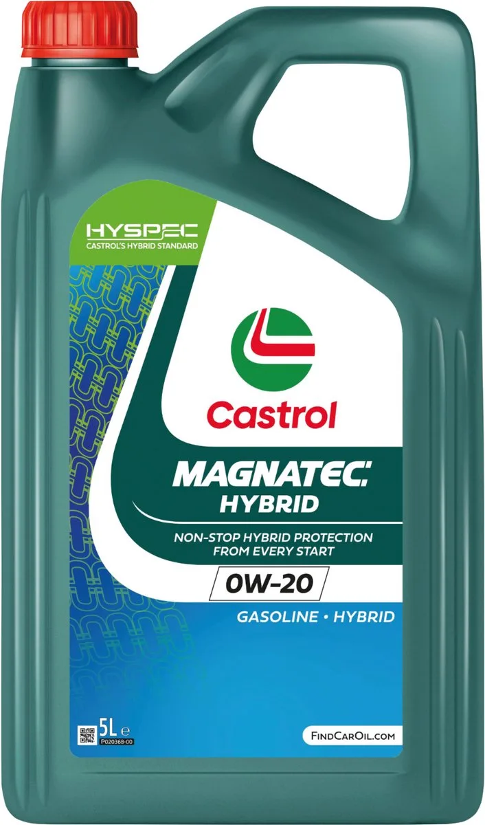 MAGNATEC Hybrid - Motorolie - 0W-20 - 5L de Castrol – photo produit