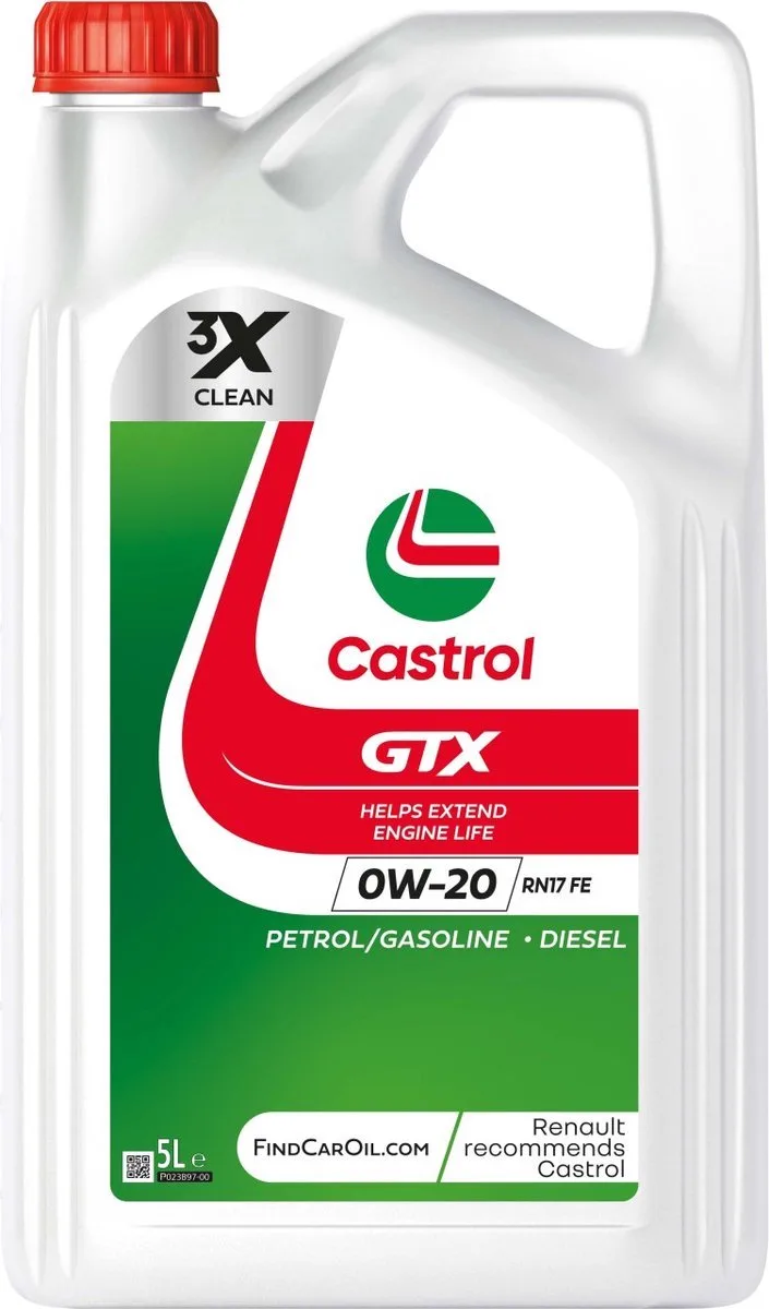 Renault GTX RN17 FE 0W20 - 5L van Castrol – productfoto
