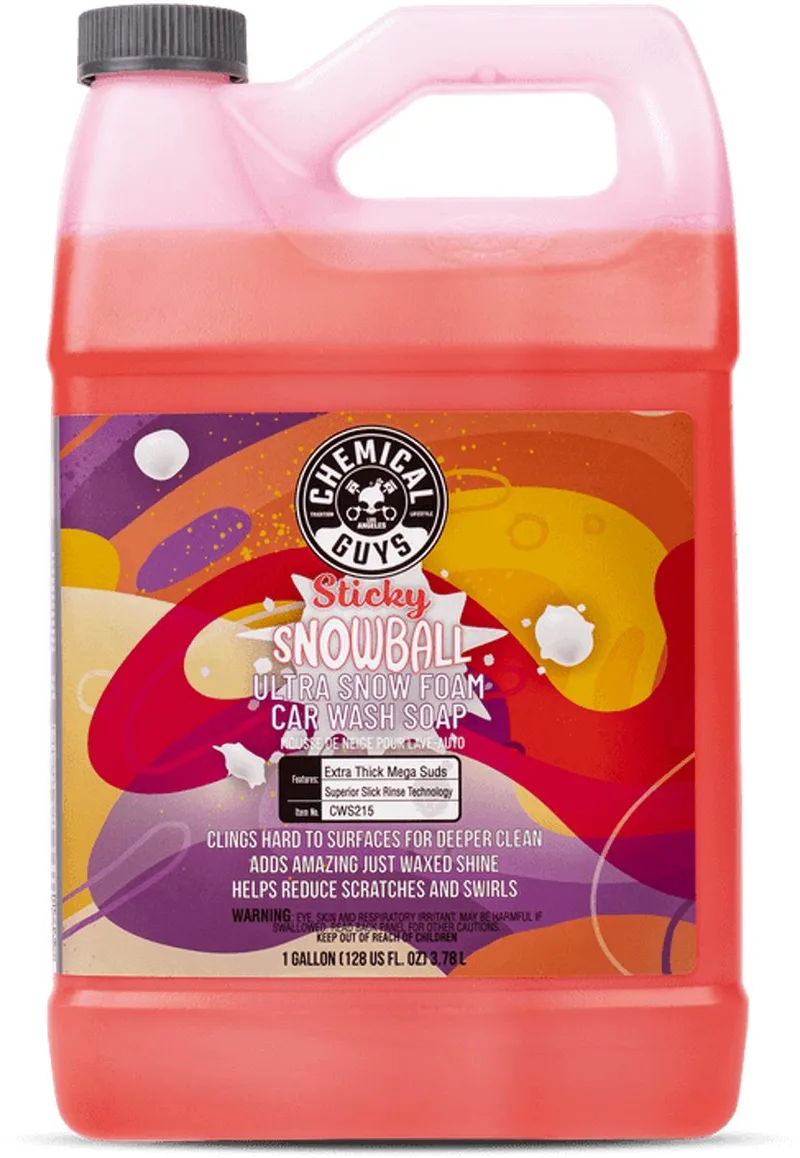 Sticky Snowball Ultra Snow Foam Car Wash - 1,89 liter fra Chemical Guys – produktbillede