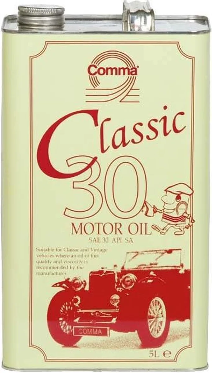 Klassieke Motorolie SAE 30 de Comma – photo produit