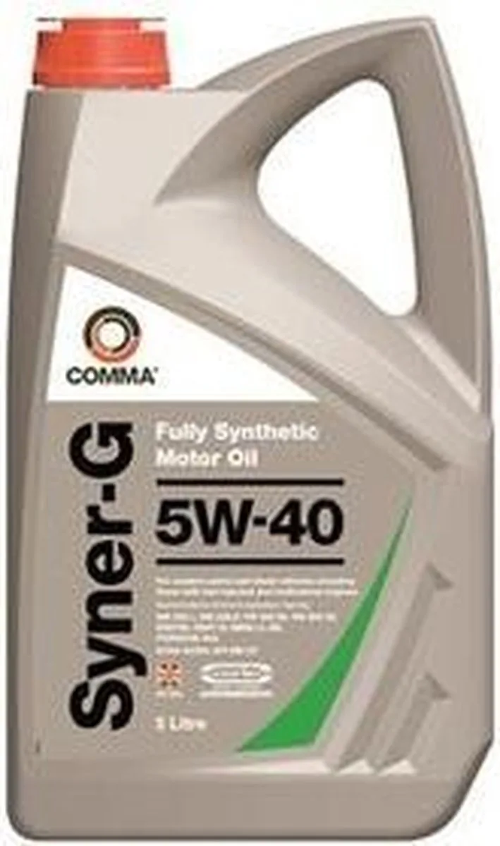 Motorolie Comma Syner-G 5w40 5Ltr de Comma – photo produit