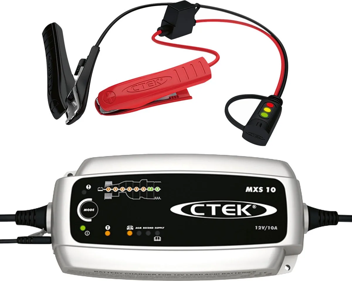 MXS 10 CIC EU acculader 10A - voor 12V loodaccu's - 8-traps van CTEK – productfoto