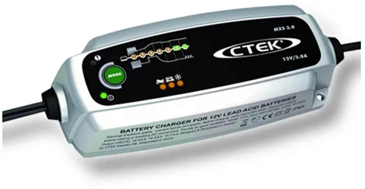 MXS 3.8 – 12V 3.8A 7-Staps Acculader voor Loodzuuraccu's van CTEK – productfoto