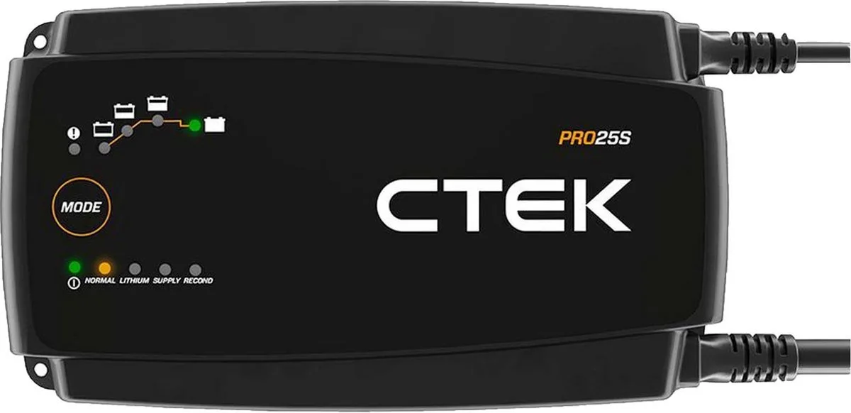 PRO 25S - 12V - 25A - Professionele Acculader - Werkplaats - Geschikt voor Loodzuur en Lithium accu's van CTEK – productfoto