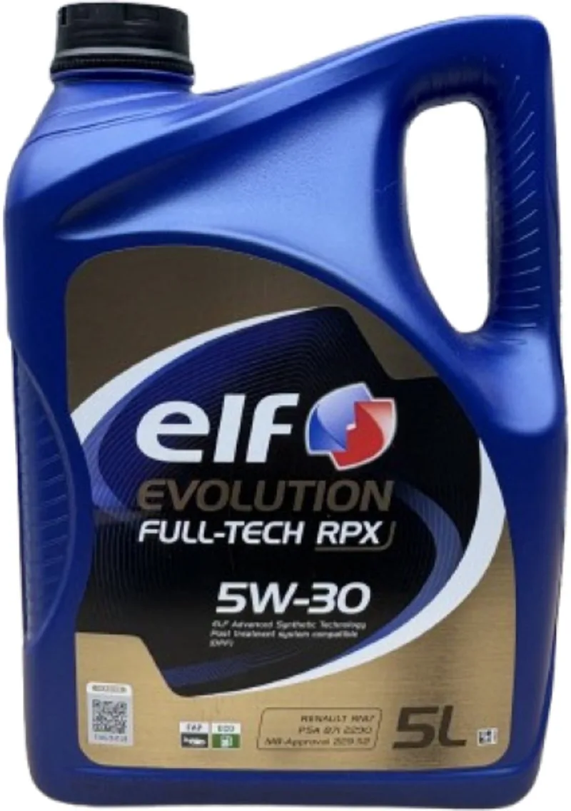 Full Tech RPX 5W-30 5L van Elf – productfoto