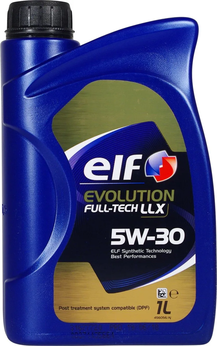 Motorolie Elf Evolution Full Tech LLX 5W30 C3 - 1L van Elf – productfoto