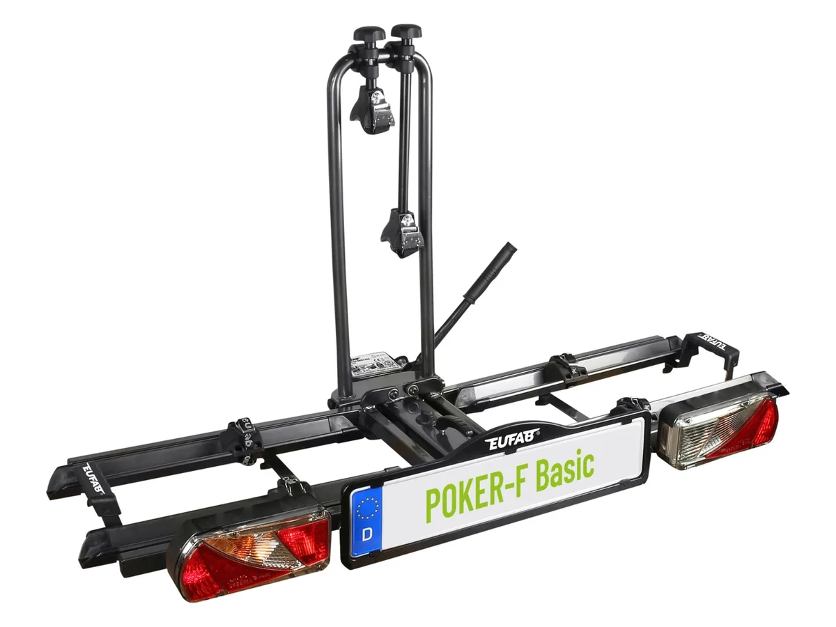 Fahrradträger für die Anhängerkupplung »POKER-F Basic«, mit Schnellverschluss-System från Eufab – produktbild