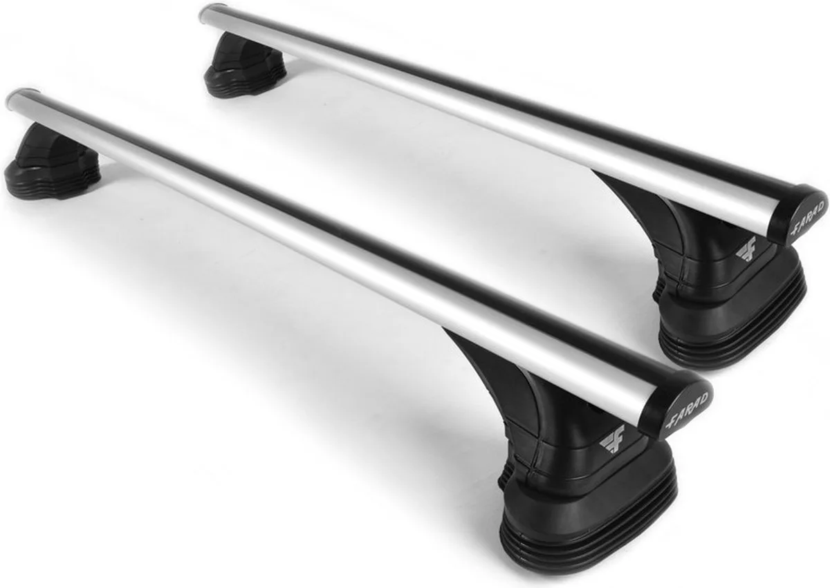 Dakdragers geschikt voor BMW 1 serie F20 5 deurs 2012 t/m 2019met fixpoints - Aluminium - Hoog laadvermogen 100kg - Aluminium - Merk Farad de Farad en Gris – photo produit