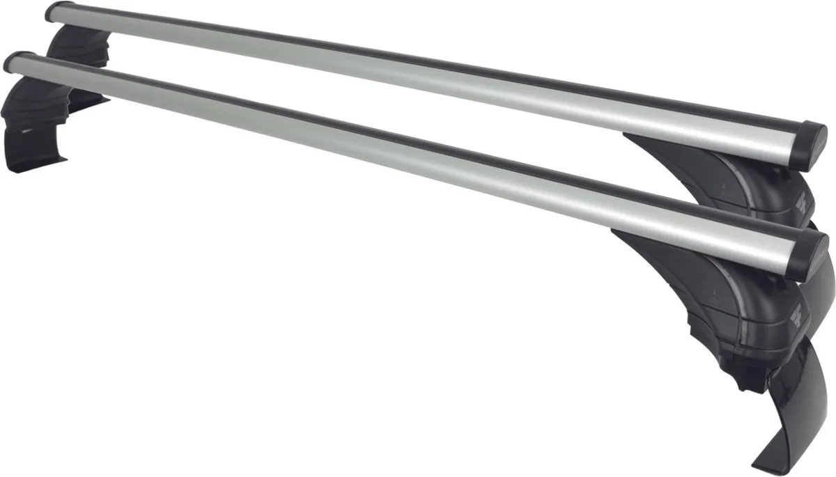 Dakdragers geschikt voor de Cupra Born vanaf 2021 5d met glad dak - Aluminium - Hoog laadvermogen 100kg - Merk Farad de Farad en Gris – photo produit
