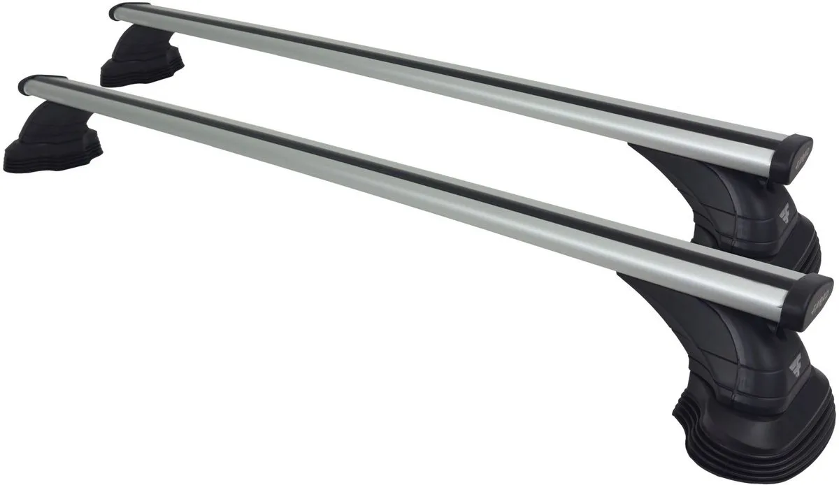 Dakdragers geschikt voor de Subaru Forester vanaf 2013 met fixpoints - Aluminium - Hoog laadvermogen 100kg - Wingbar - Merk Farad by Farad in Grey – product photo