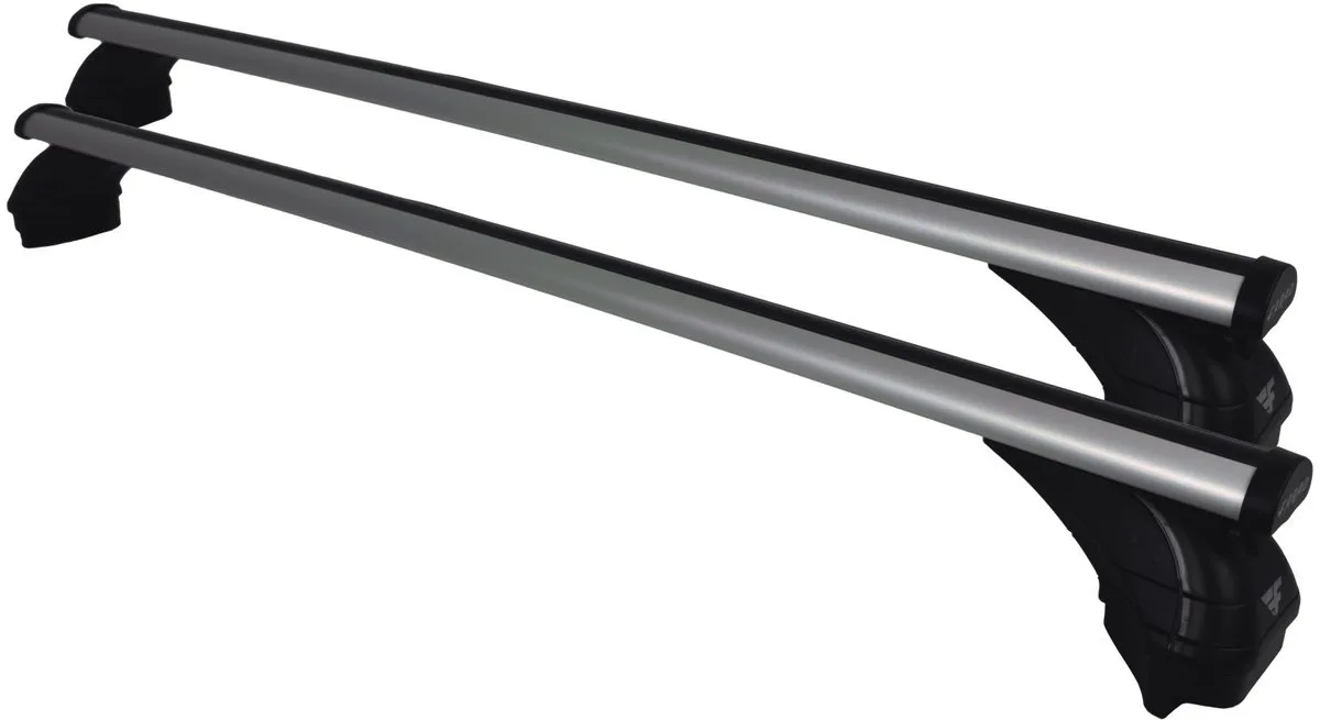 Dakdragers geschikt voor Honda CR-V vanaf 2023 met fixpoints - Hoog laadvermogen 100kg - Aluminium - Merk Farad de Farad en Argent – photo produit