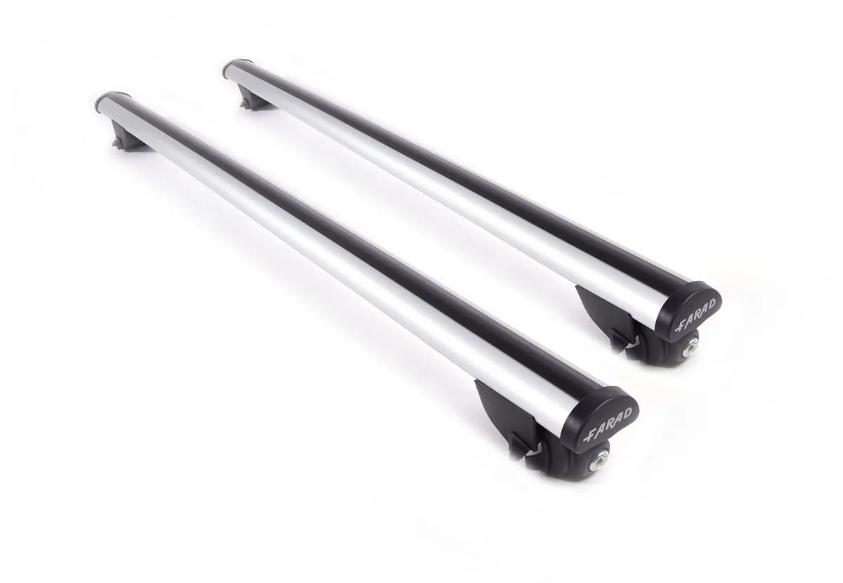 Dakdragers geschikt voor Hyundai Inster vanaf 2025 open dakrailing - Hoog laadvermogen 100kg - Merk Farad de Farad en Aluminium – photo produit