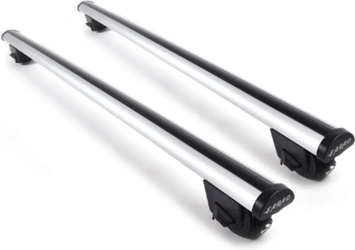 Dakdragers geschikt voor Renault ESpace vanaf 2023 gesloten dakrailing – Aluminium –100kg laadvermogen – Merk Farad by Farad in Grey – product photo