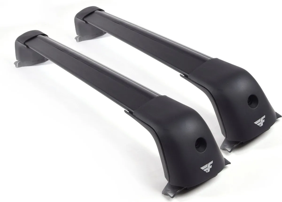 Dakdragers geschikt voor Renault Scenic E-tech vanaf 2024 gesloten dakrailing - Aluminium - Hoog laadvermogen 100kg - Wingbar Merk Farad de Farad en Noir – photo produit