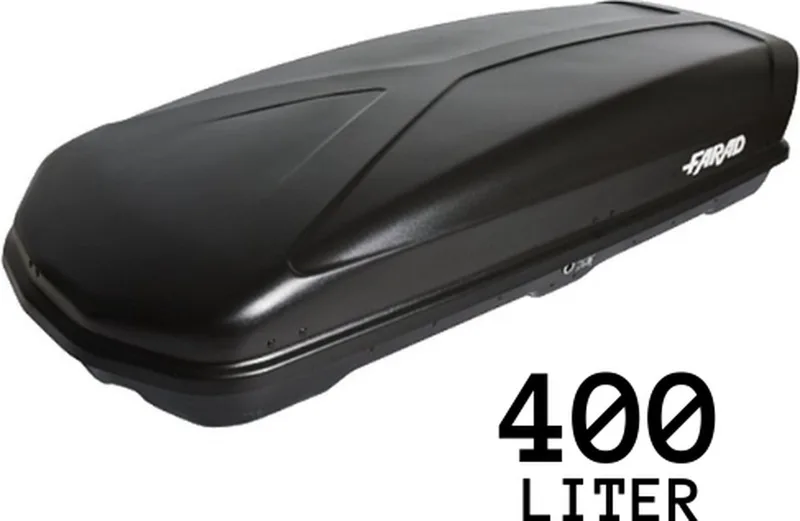 Koral N19 - Dakkoffer - 400 liter inhoud - Mat van Farad in Zwart – productfoto