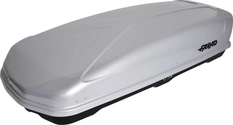 Koral N21 - Dakkoffer - 630 liter inhoud - Zilver van Farad in Hoogglans Grijs – productfoto