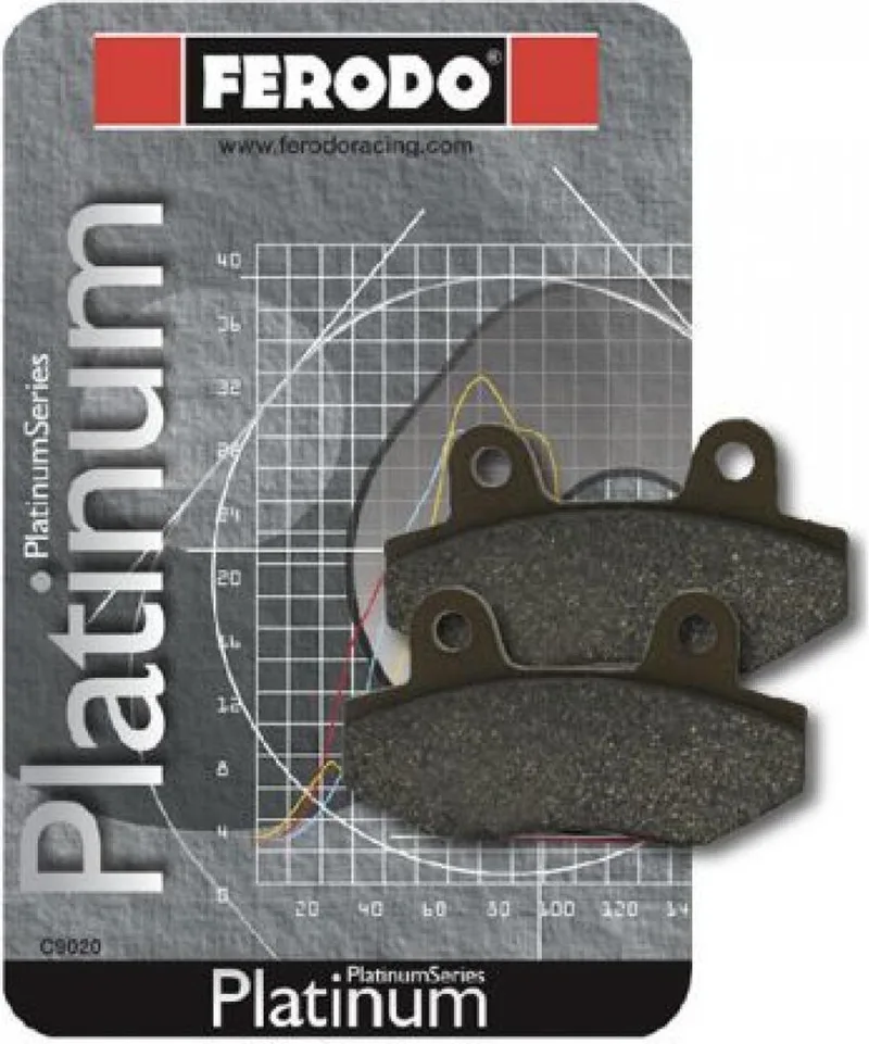 Fdb119p Platinum Road Semi-sintrede Bremseklodser fra Ferodo i Grå – produktbillede