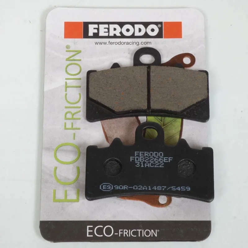 Fdb2266ef Eco Semi-sintrede Bremseklodser fra Ferodo i Sort – produktbillede