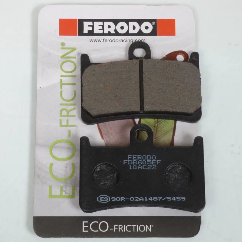 Fdb605ef Eco Semi-gesinterte Bremsbeläge von Ferodo in Schwarz – Produktfoto