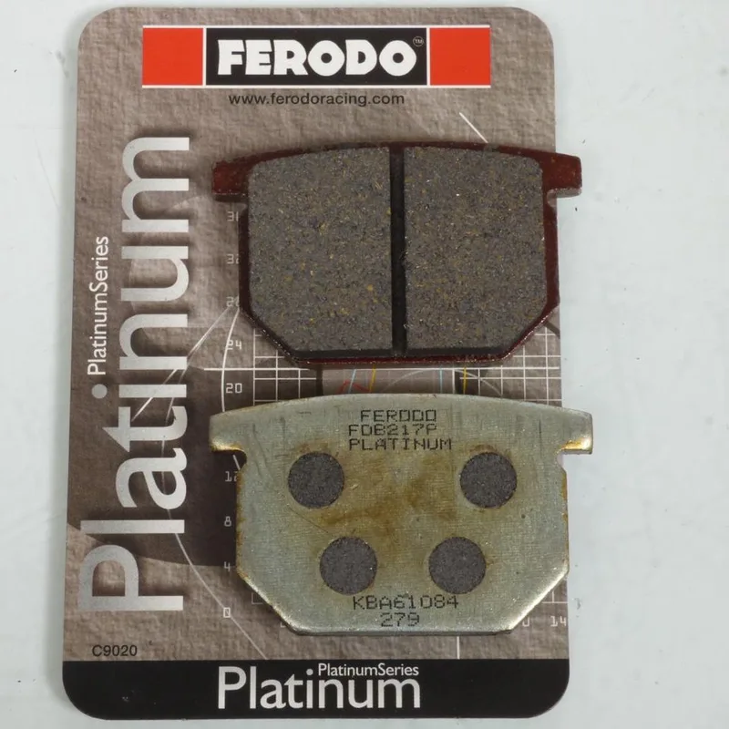 remblok voor suzuki 550 gs e knuppels 1980 tot 1982 avg / avd / fdb217p nieuw de Ferodo en Gris – photo produit