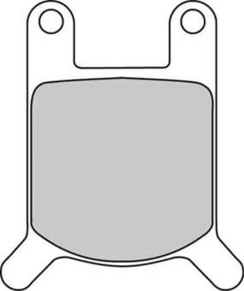 Plaquettes De Frein Organiques Fdb213p de Ferodo en Gris – photo produit
