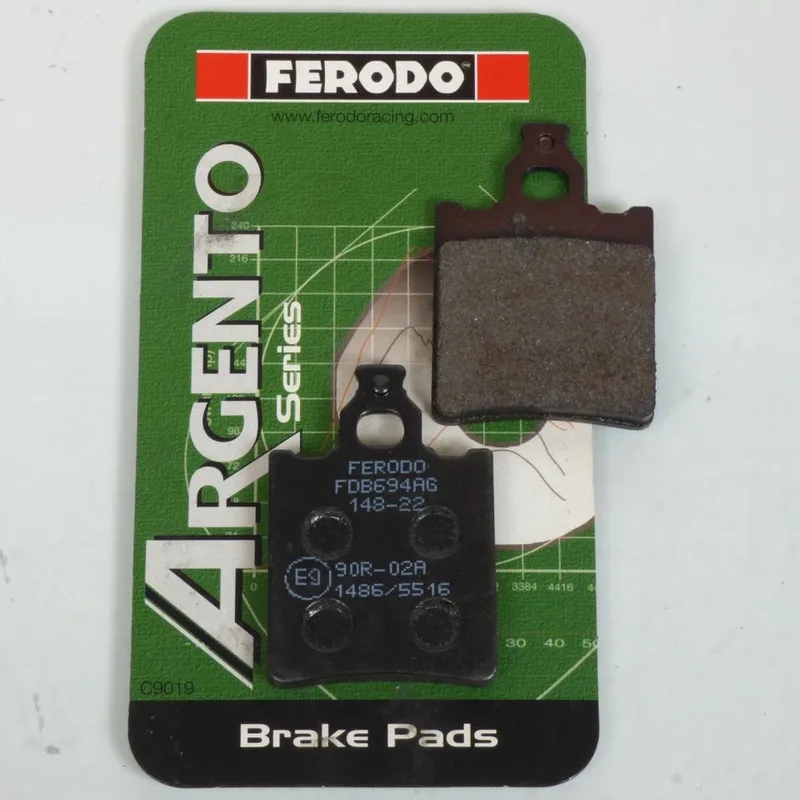 Plaquettes De Frein Semi-frittés Fdb694ag Argento de Ferodo en Noir – photo produit
