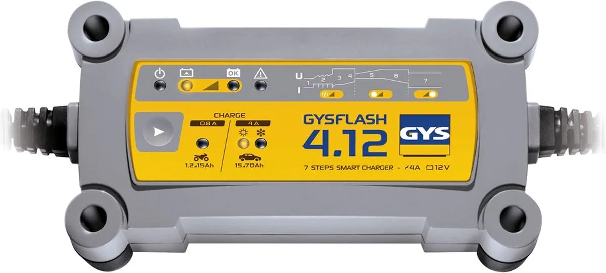 ACCULADER 12V 4A van GYS – productfoto