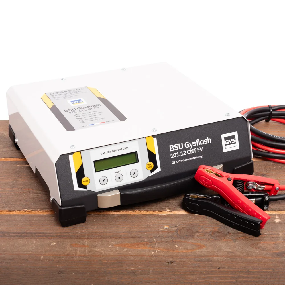 acculader met voeding GYSFLASH 101.12 CNT 2.5M från GYS – produktbild