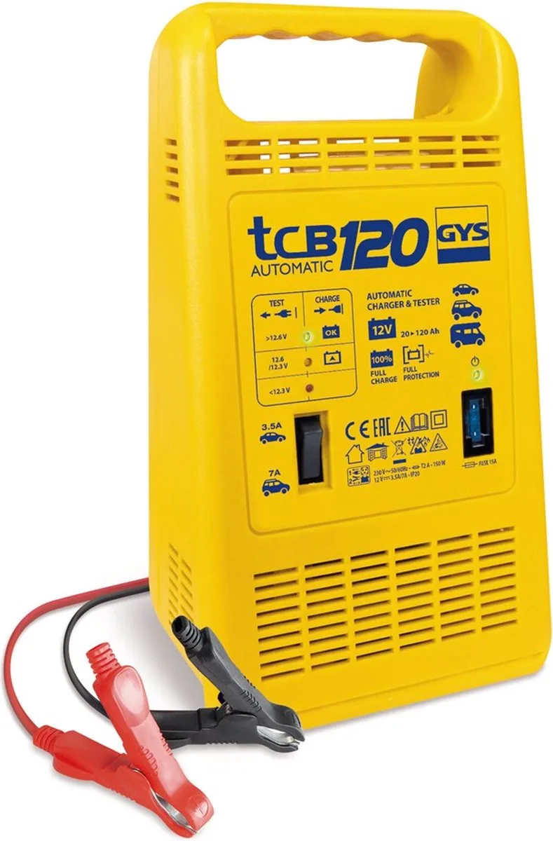 ACCULADER/TESTER 12V van GYS – productfoto